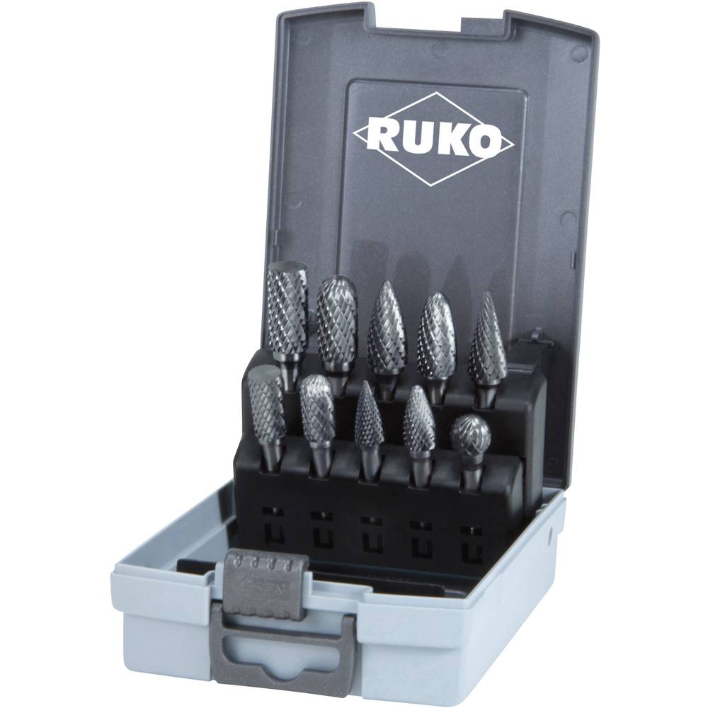 Image of RUKO 116003RO Burr Carbide metal Shank diameter 6 mm 10-piece