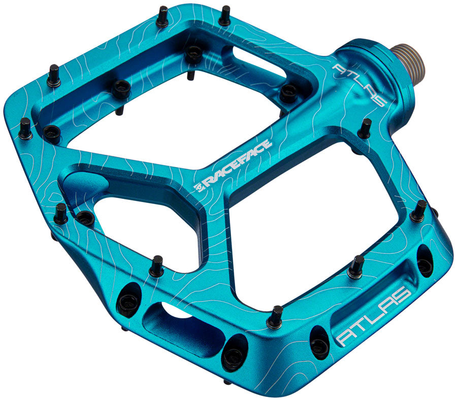 Image of RaceFace Atlas Pedals - Platform Aluminum 9/16" Turquoise