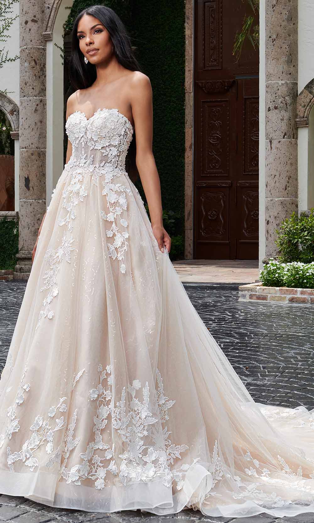 Image of Rachel Allan Bridal RB3154 - Embellished Sweetheart Bridal Gown