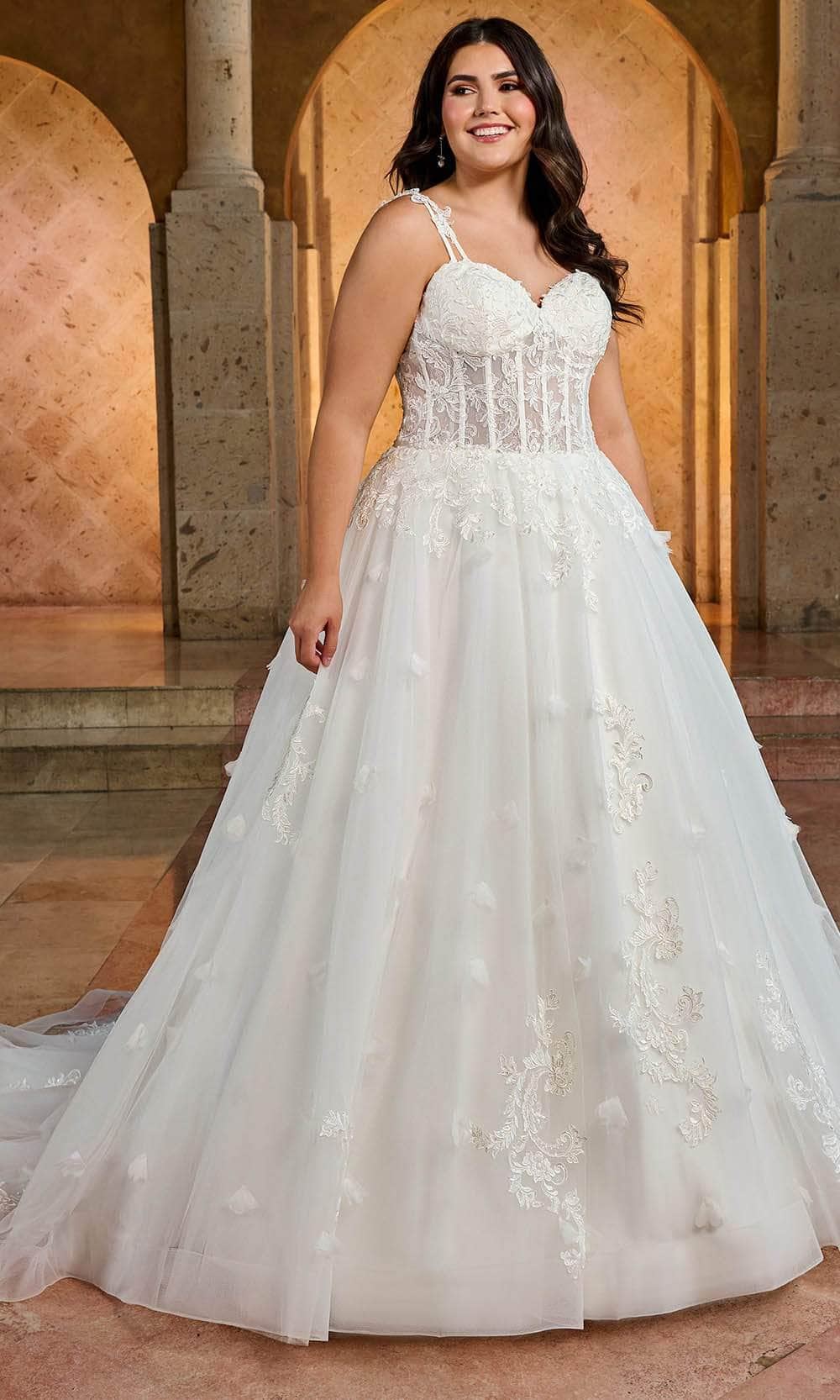 Image of Rachel Allan RB2182 - Sweetheart Embroidered Bridal Ballgown