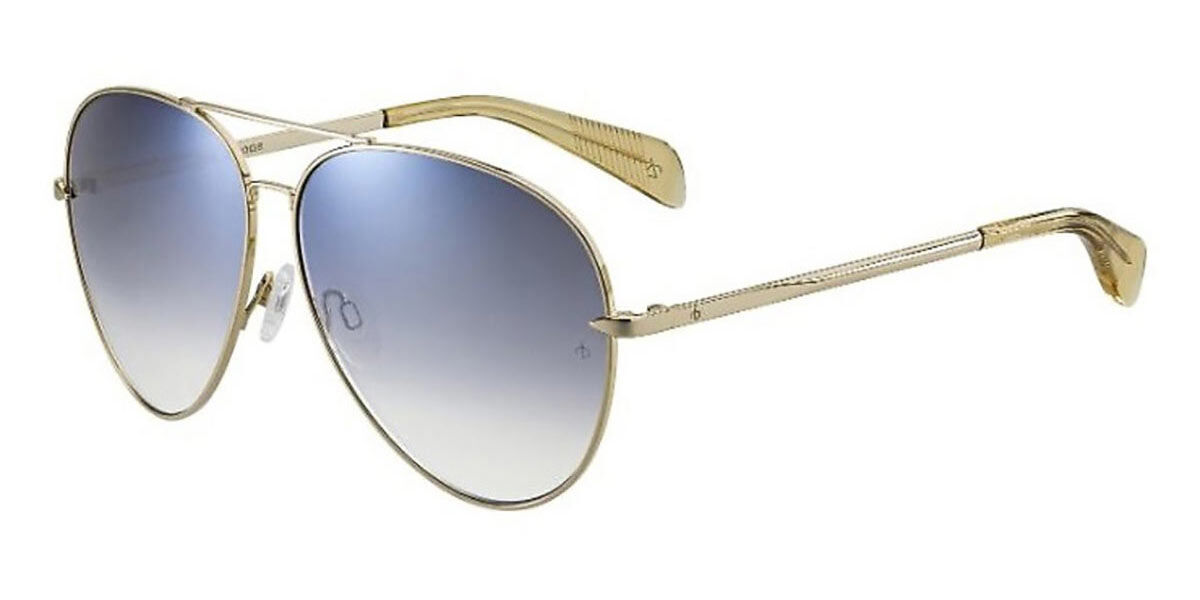 Image of Rag & Bone RNB1006/S DYG/IC 59 Lunettes De Soleil Femme Dorées FR