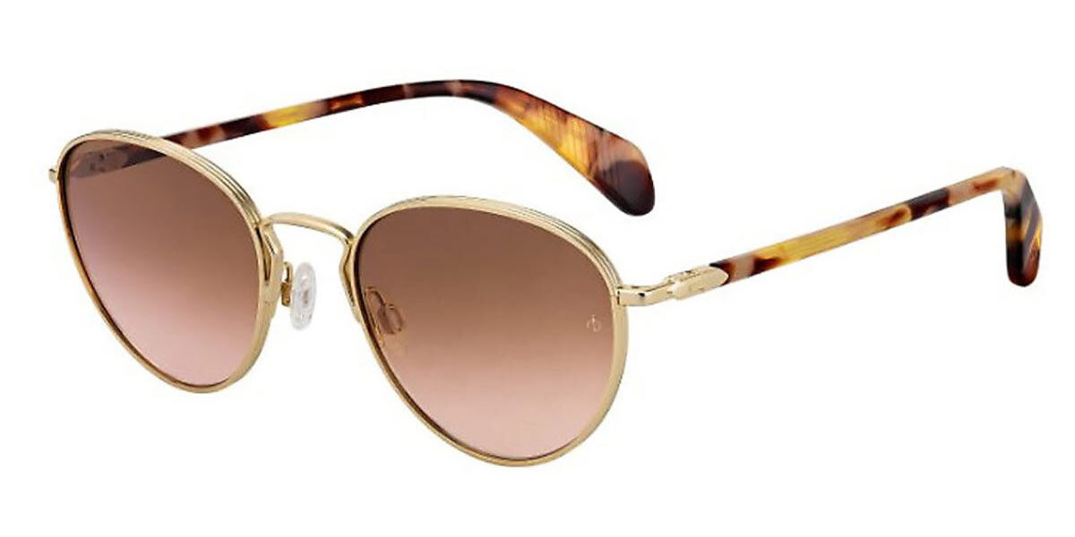 Image of Rag & Bone RNB1019/S EYR/M2 52 Lunettes De Soleil Femme Dorées FR