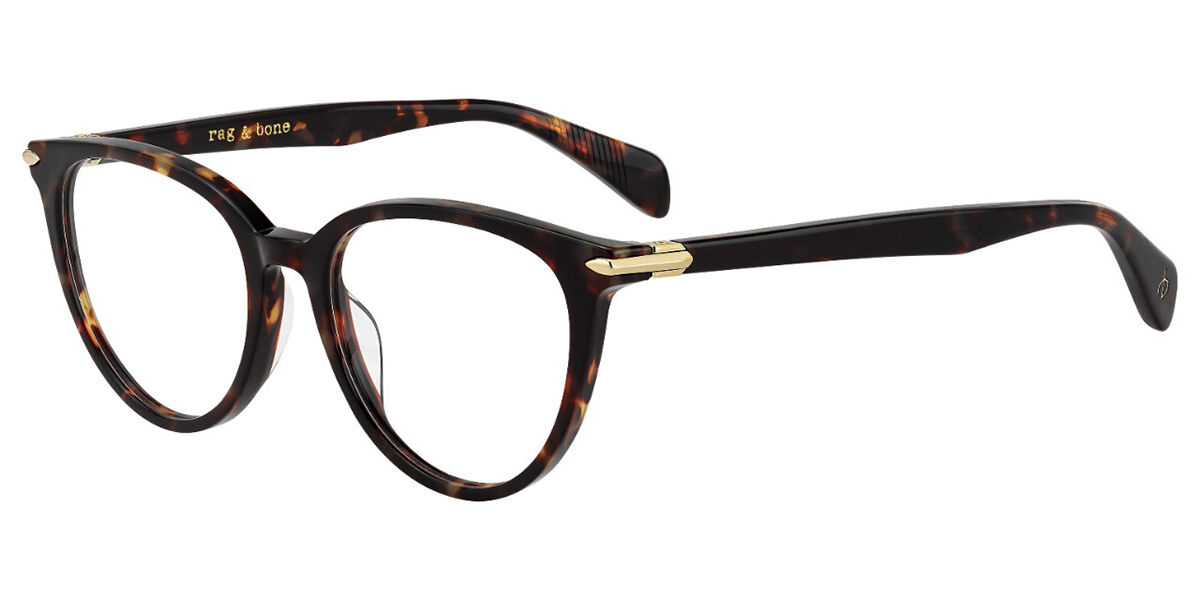 Image of Rag & Bone RNB3027 086 51 Tortoiseshell Damskie Okulary Korekcyjne PL