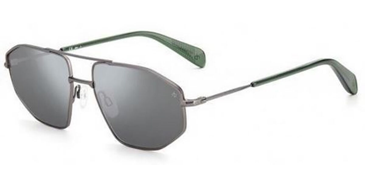 Image of Rag & Bone RNB5036/G/S 0R80/T4 Gafas de Sol para Hombre Plateadas ESP