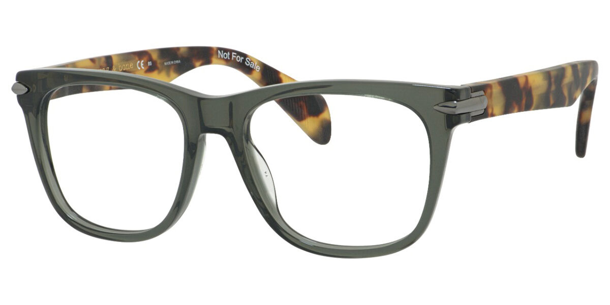 Image of Rag & Bone RNB7004 T6V Óculos de Grau Verdes Masculino BRLPT
