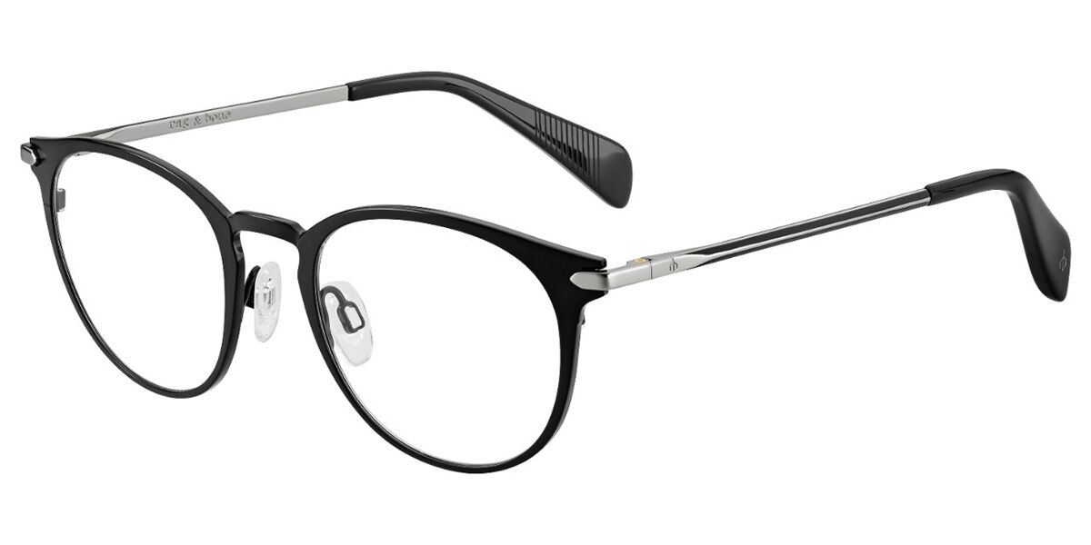 Image of Rag & Bone RNB7005 003 51 Czarne Męskie Okulary Korekcyjne PL