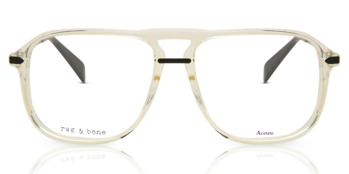 Image of Rag & Bone RNB7006 MNG 54 Przezroczyste Męskie Okulary Korekcyjne PL