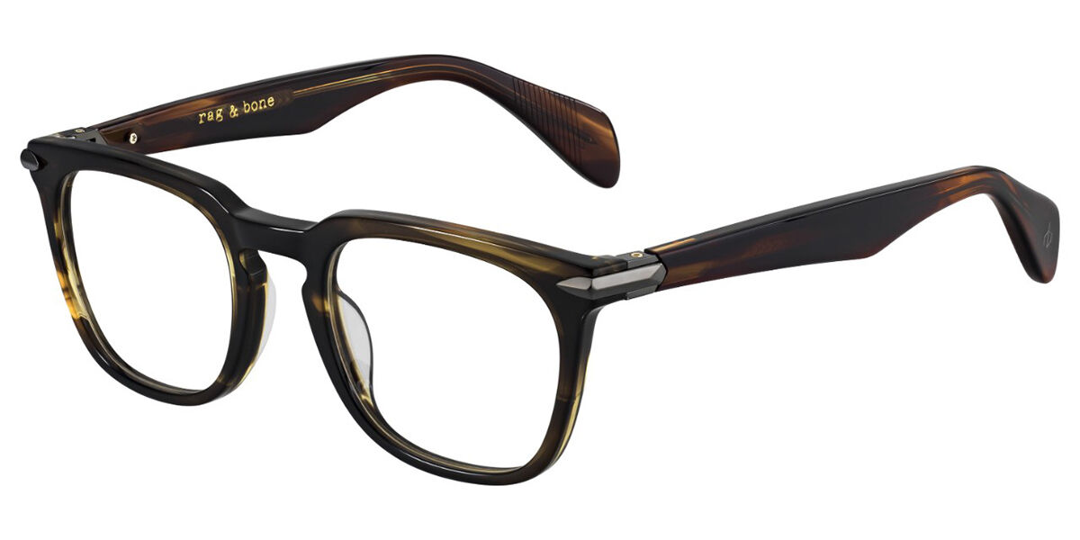 Image of Rag & Bone RNB7008 1QA Óculos de Grau Tortoiseshell Masculino PRT