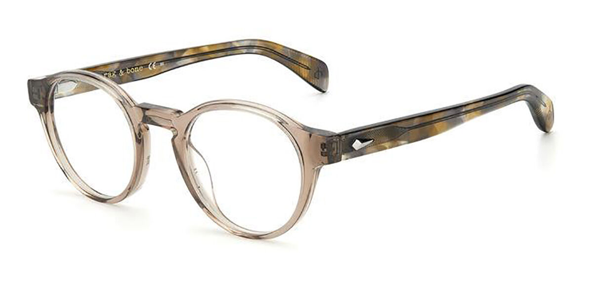 Image of Rag & Bone RNB7042 10A Óculos de Grau Marrons Masculino PRT