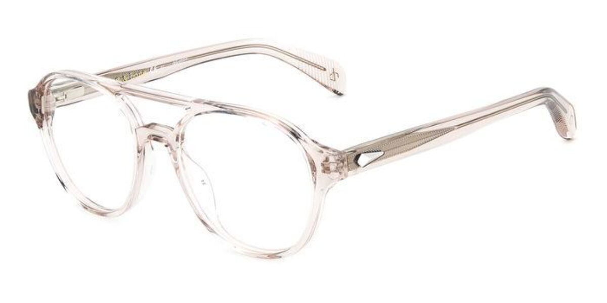 Image of Rag & Bone RNB7049/G Formato Asiático 10A Óculos de Grau Cor-de-Rosa Masculino BRLPT