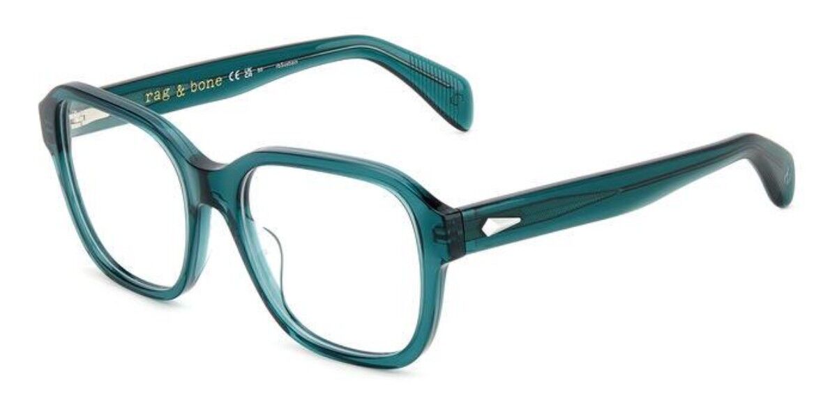 Image of Rag & Bone RNB7056/G Formato Asiático ZI9 Óculos de Grau Verdes Masculino BRLPT