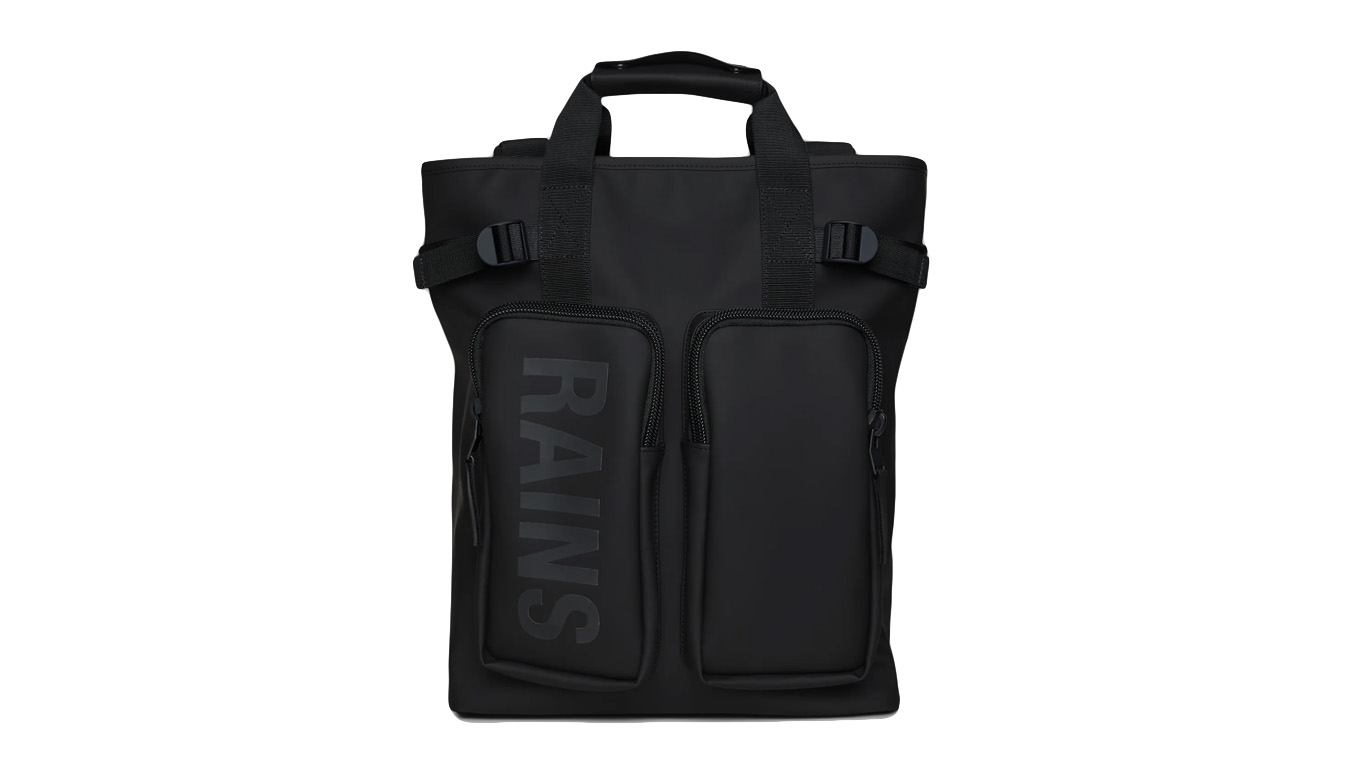 Image of Rains Texel Tote Backpack Black RO