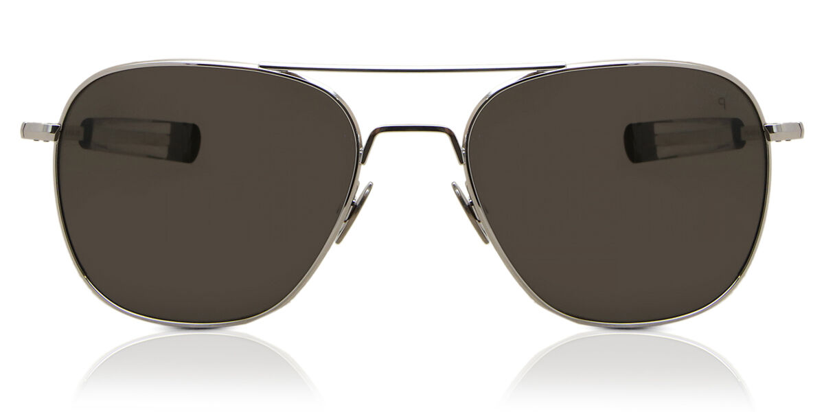 Image of Randolph Engineering Aviator Polarized AF268 Óculos de Sol Brancos Masculino PRT