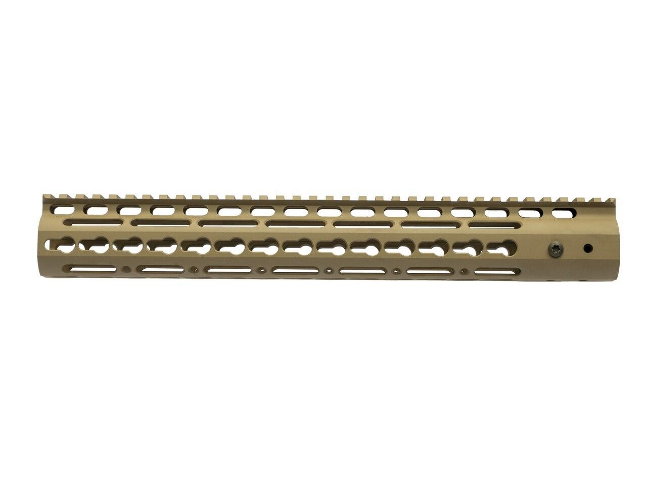Image of Raptor Tactical Keymod Style Aluminum Free Float Rail System RIS Tan ID 687437822322