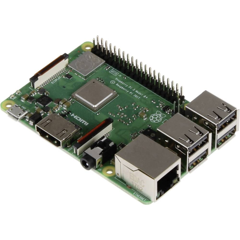 Image of Raspberry PiÂ® RP-3B+ Raspberry PiÂ® 3 B+ 1 GB 4 x 14 GHz