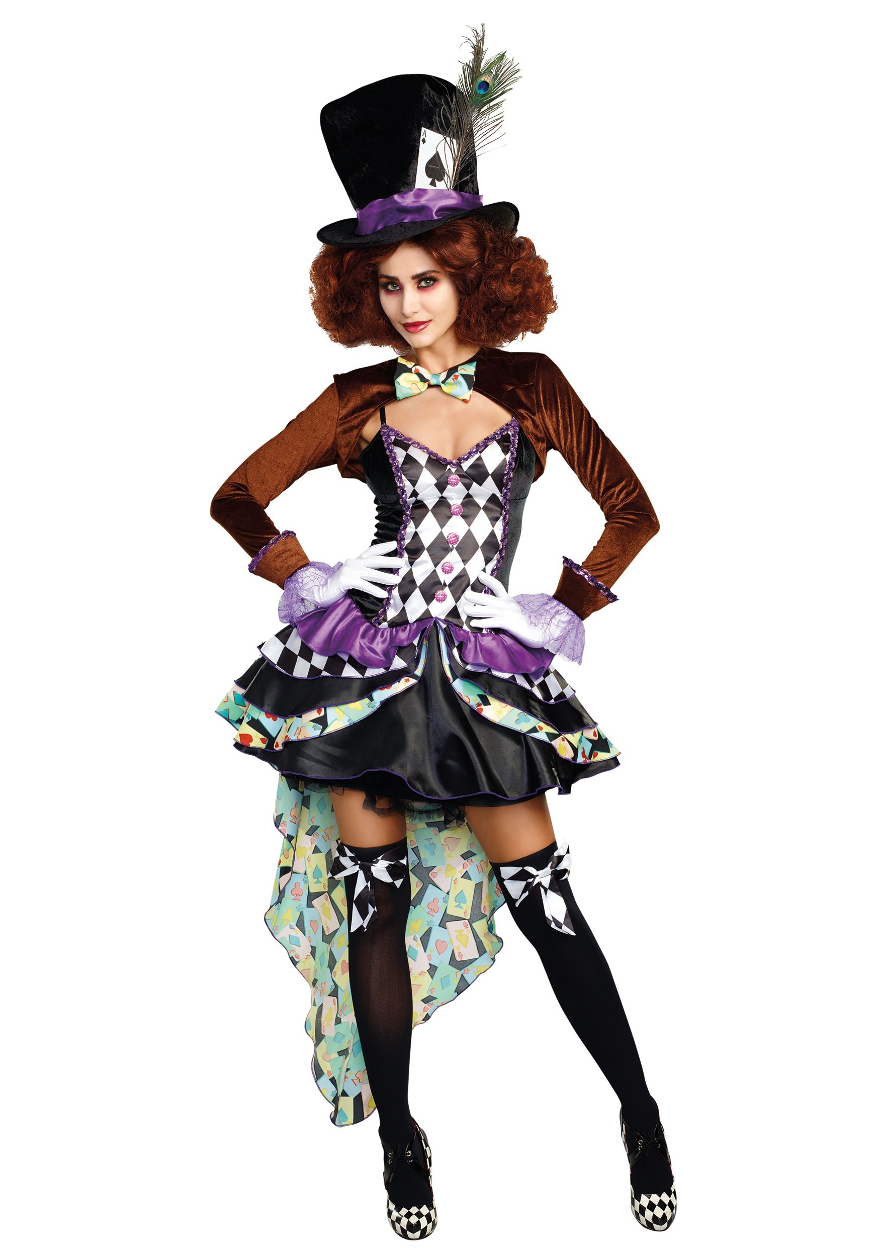 Image of Raving Mad Hatter Costume for Women | Tea Party Costume ID DR11162-M
