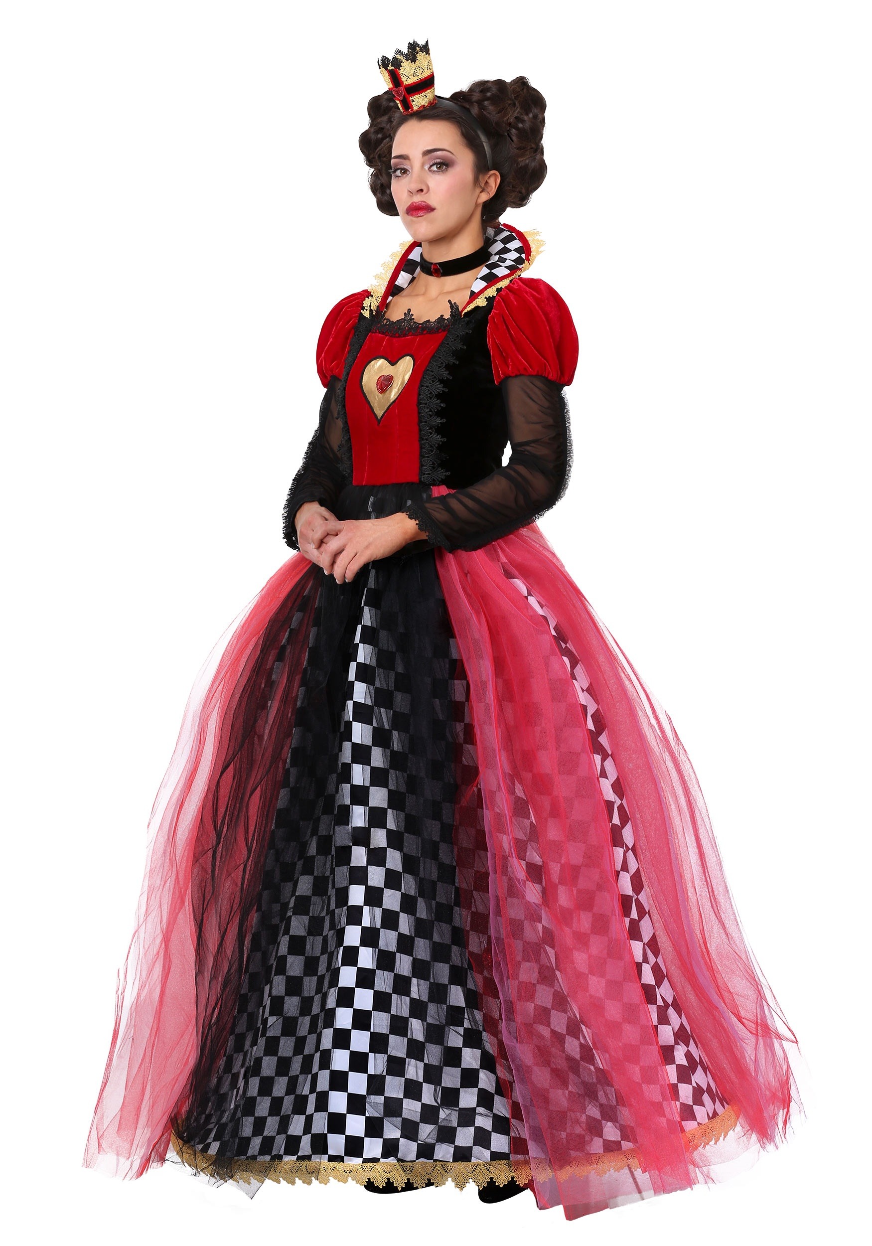 Image of Ravishing Queen of Hearts Costume for Women ID FUN6696AD-XL