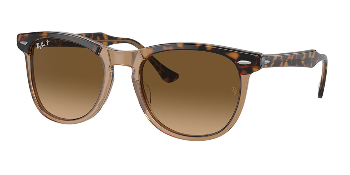 Image of Ray-Ban RB2398F Eagle Eye Asian Fit Polarized 1292M2 53 Lunettes De Soleil Homme Tortoiseshell FR