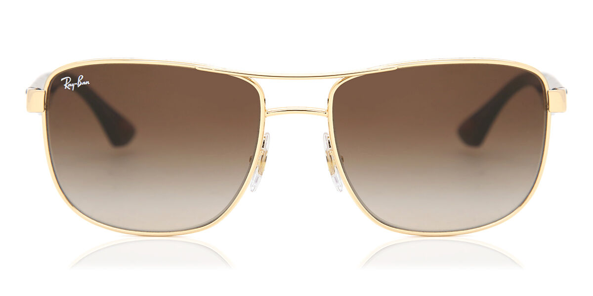 Image of Ray-Ban RB3533 Highstreet 001/13 Óculos de Sol Dourados Masculino BRLPT