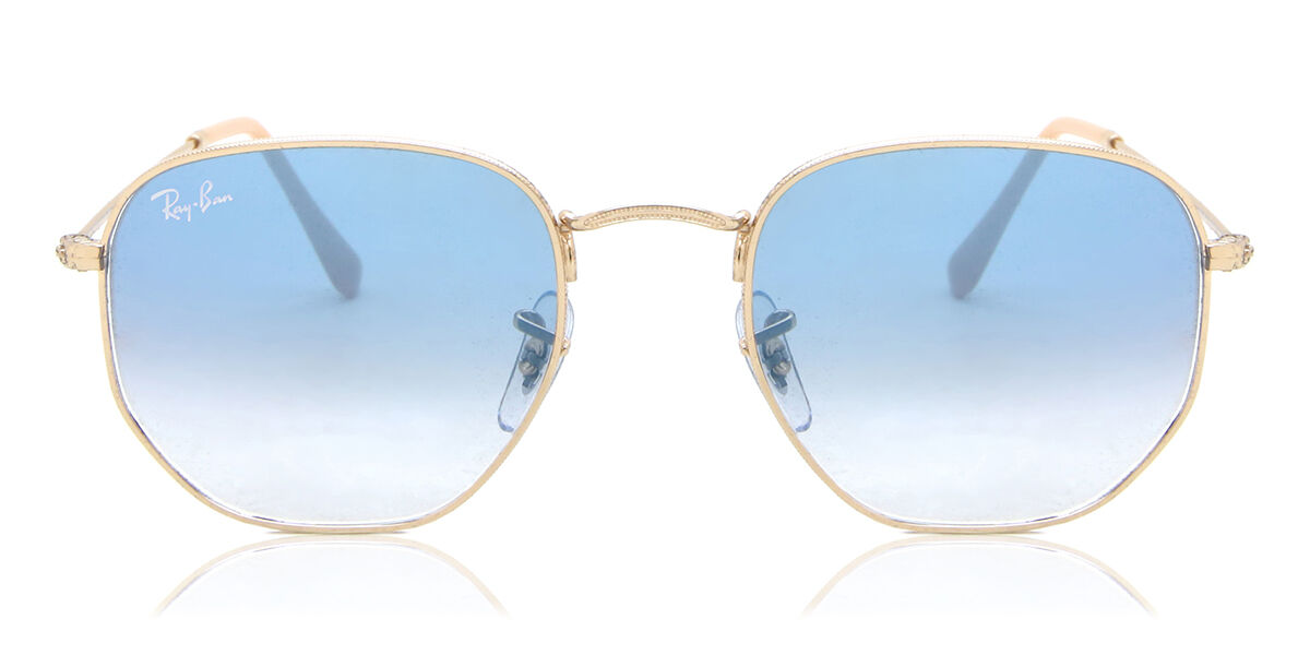 Image of Ray-Ban RB3548 Hexagonal 001/3F Óculos de Sol Dourados Masculino PRT