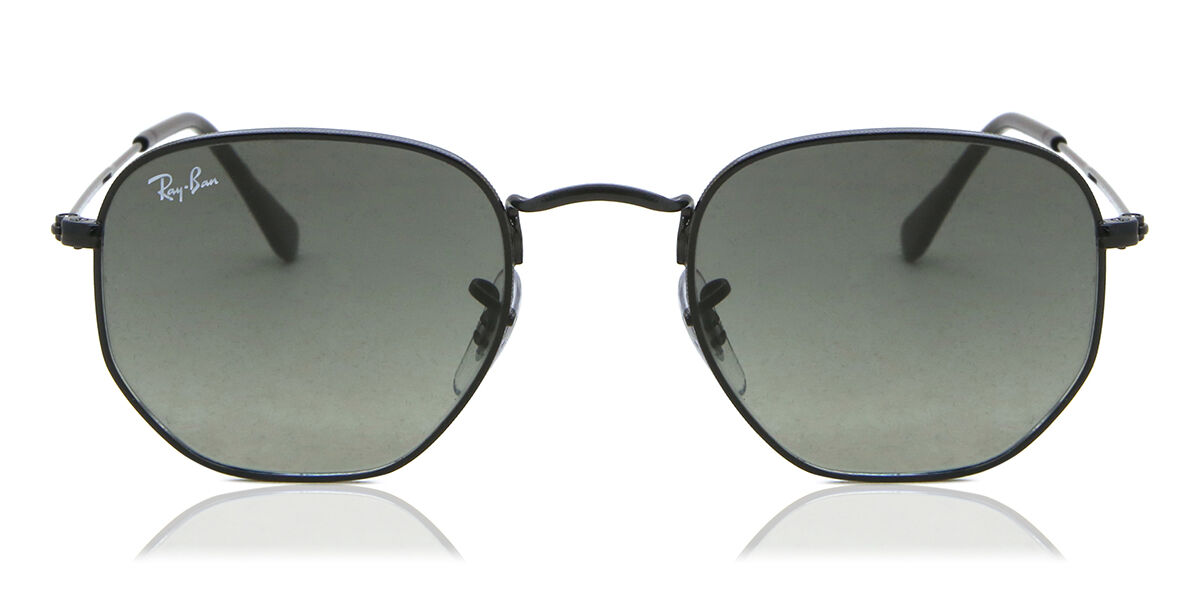 Image of Ray-Ban RB3548 Hexagonal 002/71 Óculos de Sol Pretos Masculino BRLPT