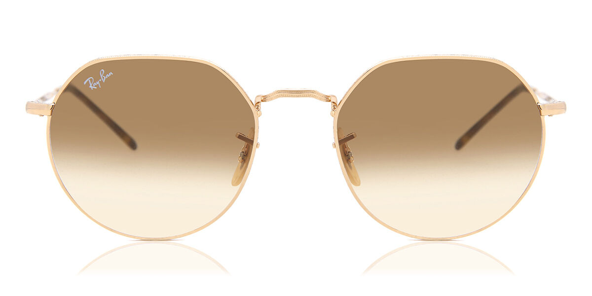 Image of Ray-Ban RB3565 Jack 001/51 Óculos de Sol Dourados Masculino PRT