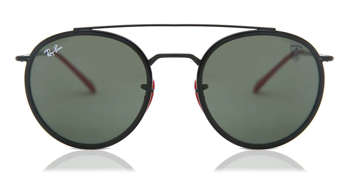 Image of Ray-Ban RB3647M Ferrari F02831 Óculos de Sol Pretos Masculino BRLPT