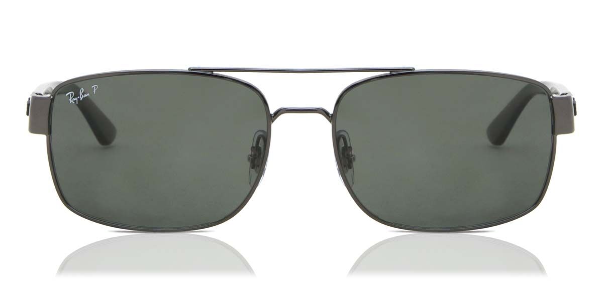 Image of Ray-Ban RB3687 Polarized 004/58 Óculos de Sol Gunmetal Masculino PRT