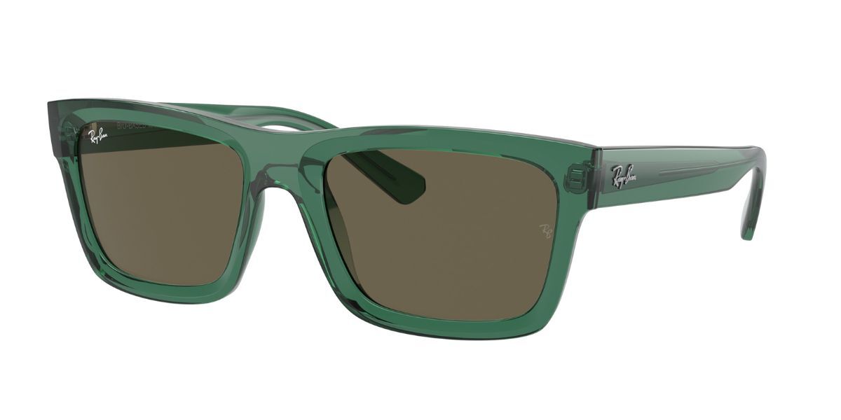 Image of Ray-Ban RB4396F Warren Formato Asiático 6681/3 Óculos de Sol Verdes Masculino BRLPT