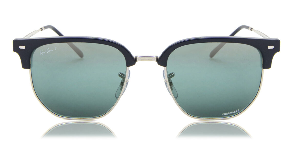 Image of Ray-Ban RB4416 New Clubmaster 6656G6 Óculos de Sol Azuis Masculino BRLPT
