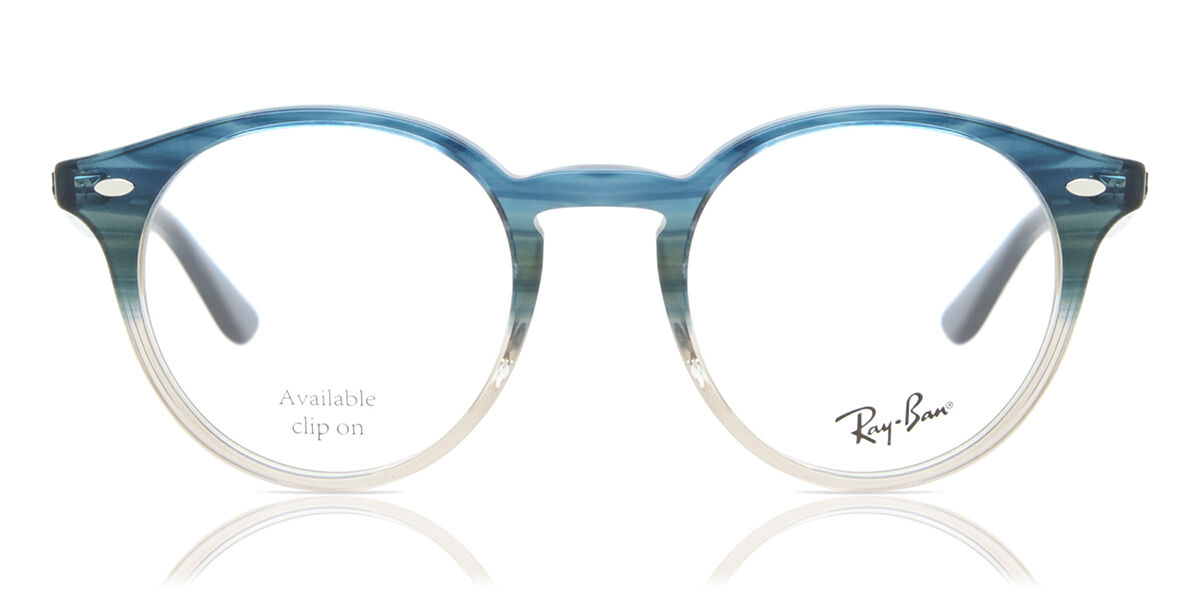 Image of Ray-Ban RX2180V 8146 Óculos de Grau Tortoiseshell Masculino BRLPT