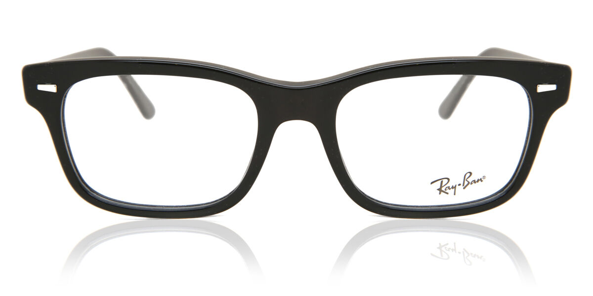 Image of Ray-Ban RX5383F Formato Asiático 2000 Óculos de Grau Pretos Masculino BRLPT