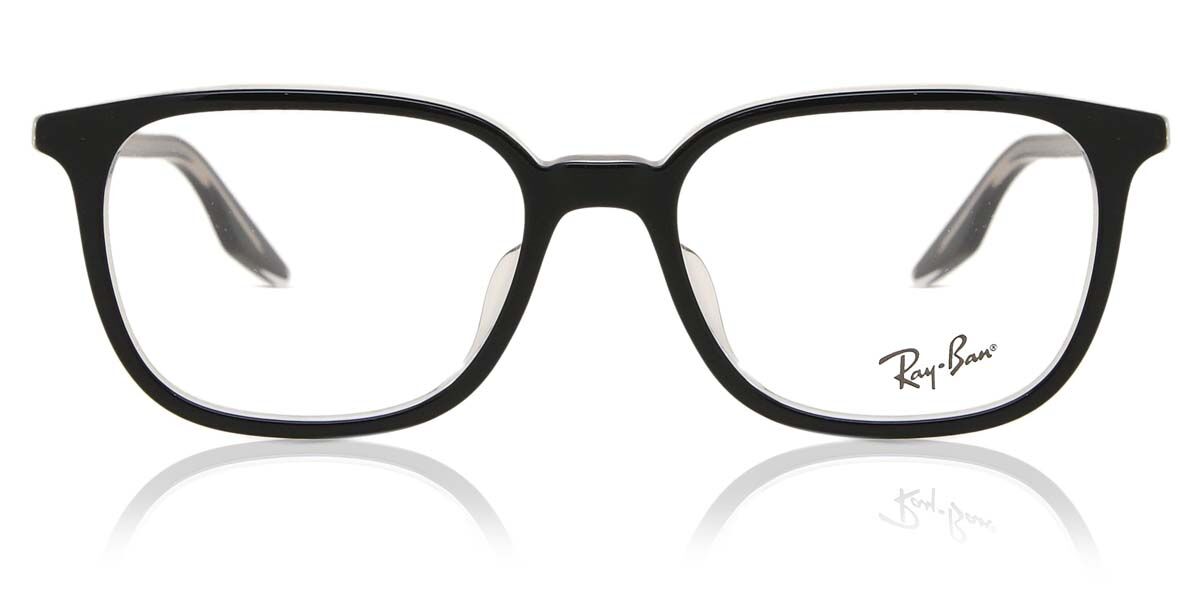 Image of Ray-Ban RX5406F Asian Fit 2034 Óculos de Grau Pretos Masculino PRT