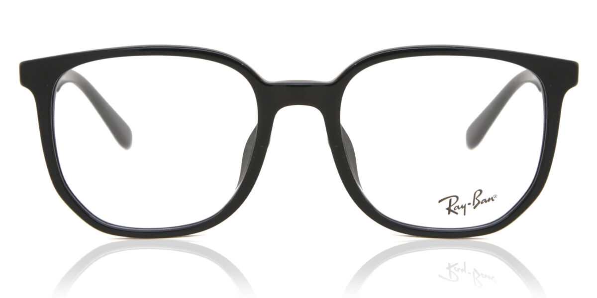 Image of Ray-Ban RX5411D Formato Asiático 2000 Óculos de Grau Pretos Masculino BRLPT