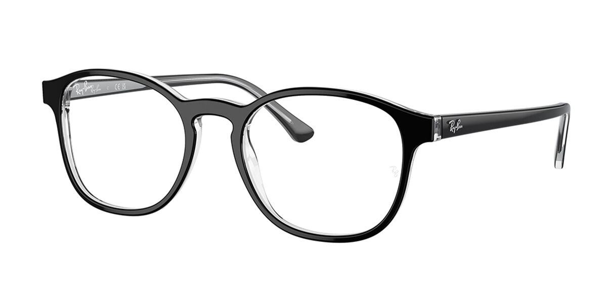 Image of Ray-Ban RX5417F Asian Fit 2034 Óculos de Grau Pretos Masculino PRT