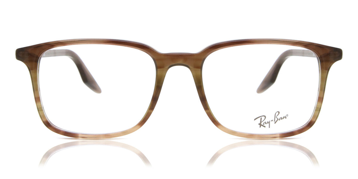 Image of Ray-Ban RX5421 8255 Óculos de Grau Marrons Masculino BRLPT