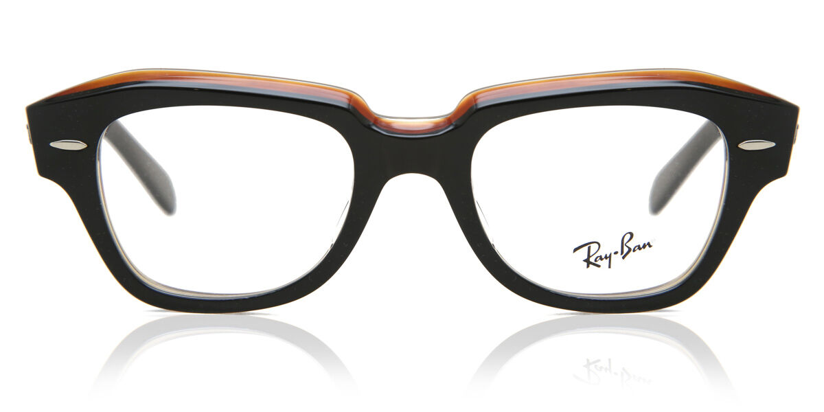 Image of Ray-Ban RX5486 State Street 8096 Óculos de Grau Pretos Masculino BRLPT