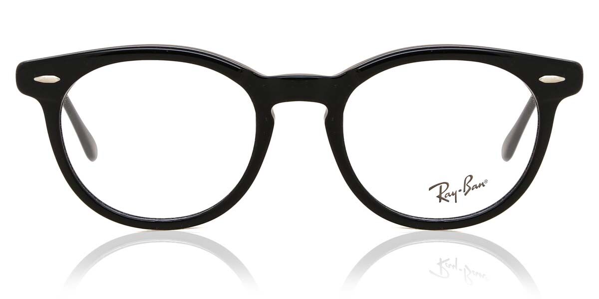 Image of Ray-Ban RX5598F Eagle Eye Asian Fit 2000 Óculos de Grau Pretos Masculino PRT