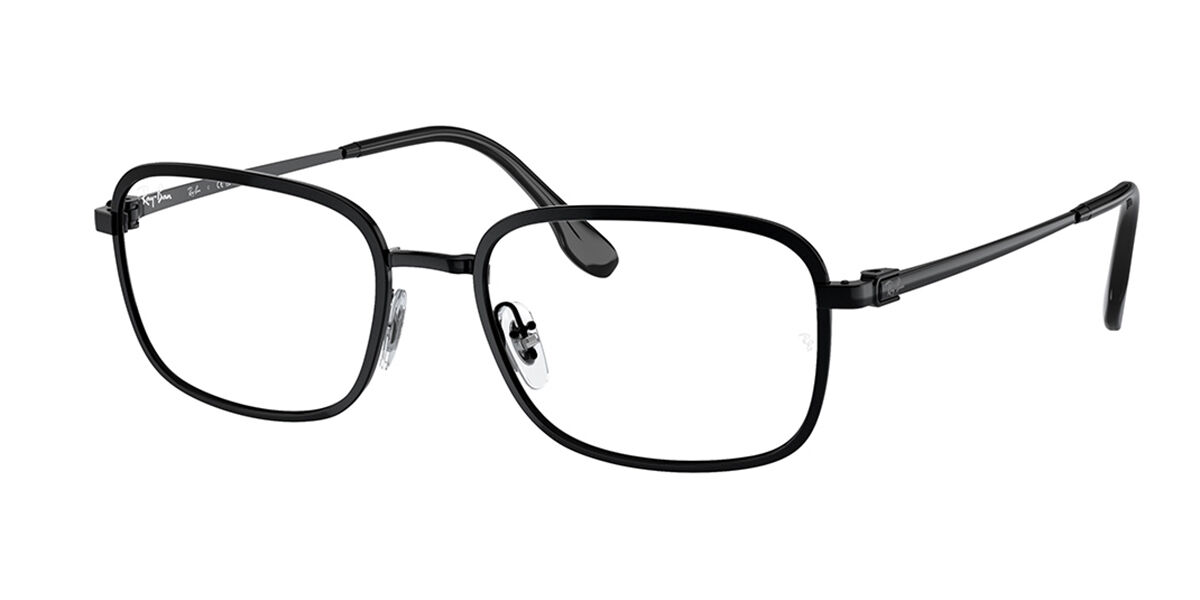 Image of Ray-Ban RX6495 Formato Asiático 2509 Óculos de Grau Pretos Masculino BRLPT
