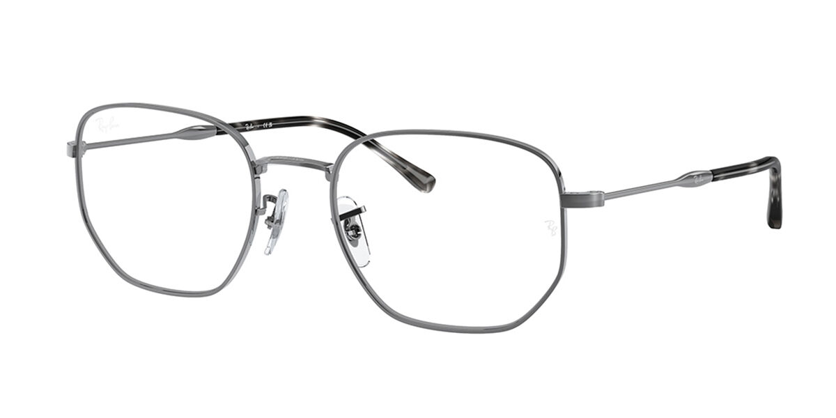 Image of Ray-Ban RX6496 Asian Fit 2502 Óculos de Grau Gunmetal Masculino PRT