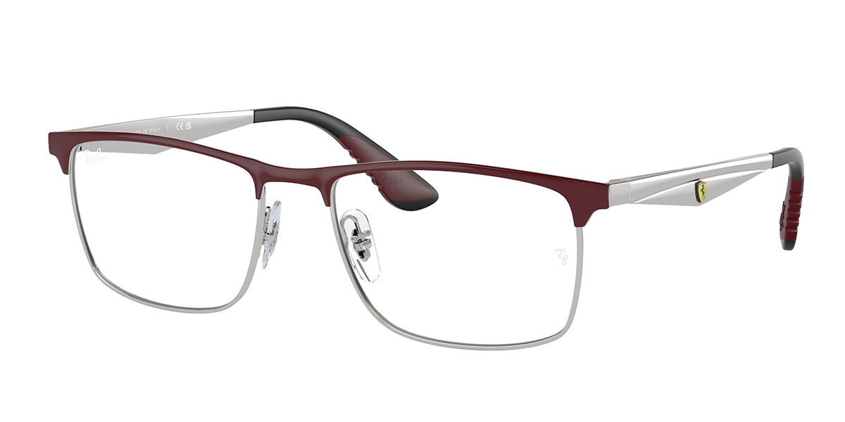 Image of Ray-Ban RX6516M F090 Óculos de Grau Vermelhos Masculino PRT