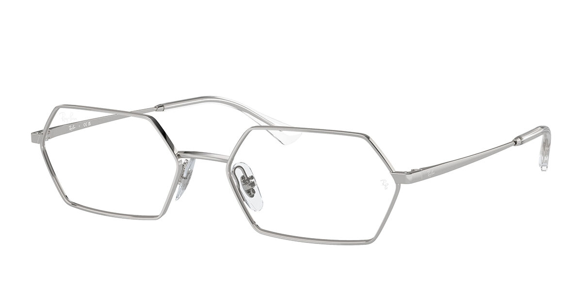 Image of Ray-Ban RX6528 Yevi 2501 Óculos de Grau Prata Masculino BRLPT