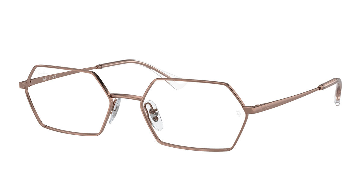 Image of Ray-Ban RX6528 Yevi 2943 Óculos de Grau Marrons Masculino BRLPT