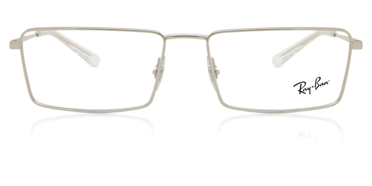 Image of Ray-Ban RX6541 Emy 2501 Óculos de Grau Prata Masculino PRT