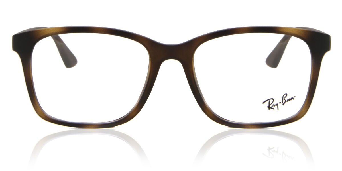 Image of Ray-Ban RX7059D Formato Asiático 5200 Óculos de Grau Tortoiseshell Masculino BRLPT