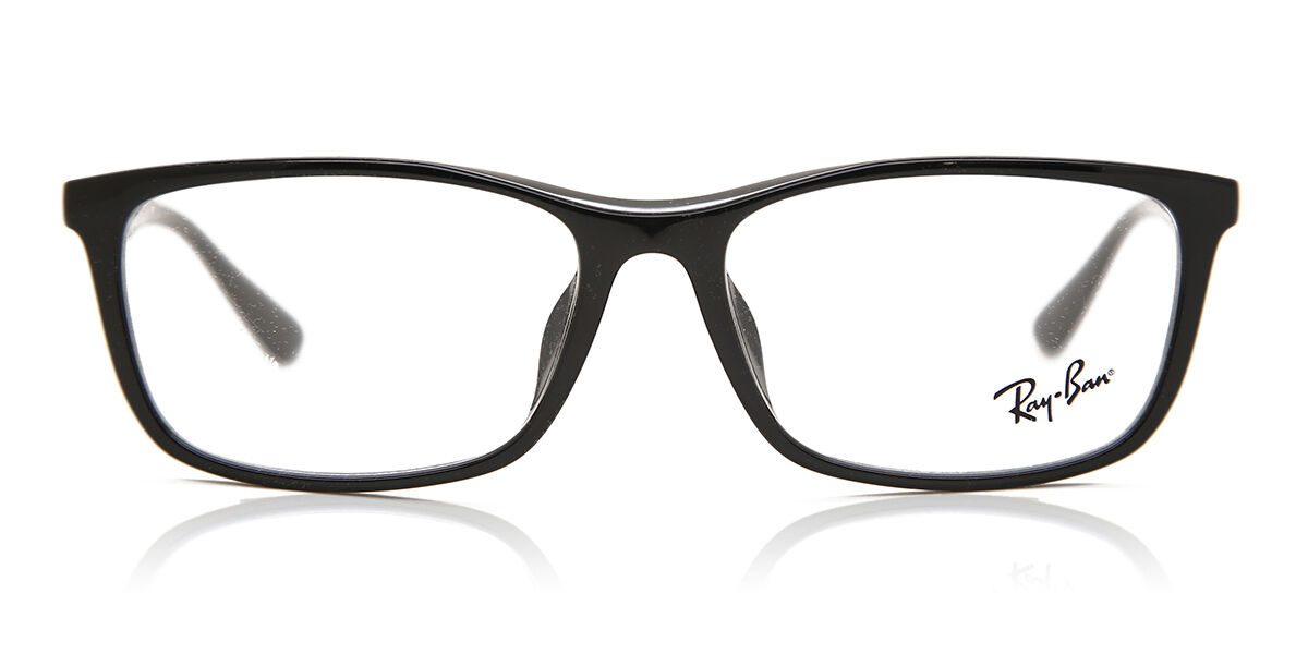 Image of Ray-Ban RX7102D Formato Asiático 2000 Óculos de Grau Pretos Masculino BRLPT