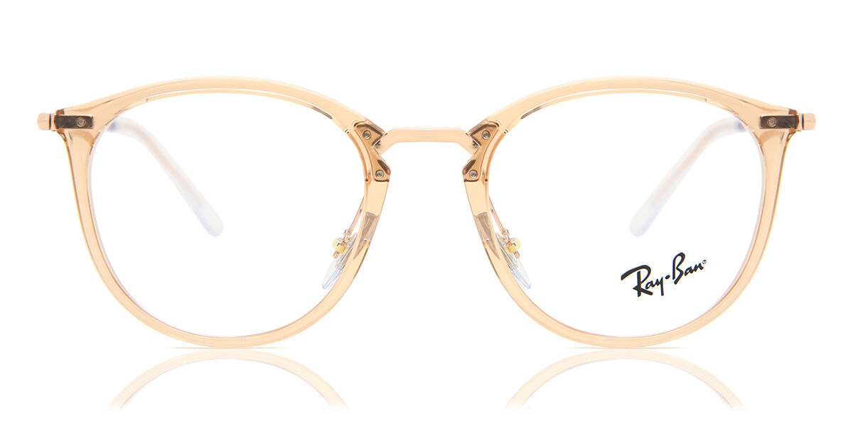 Image of Ray-Ban RX7140 8124 Óculos de Grau Marrons Feminino PRT