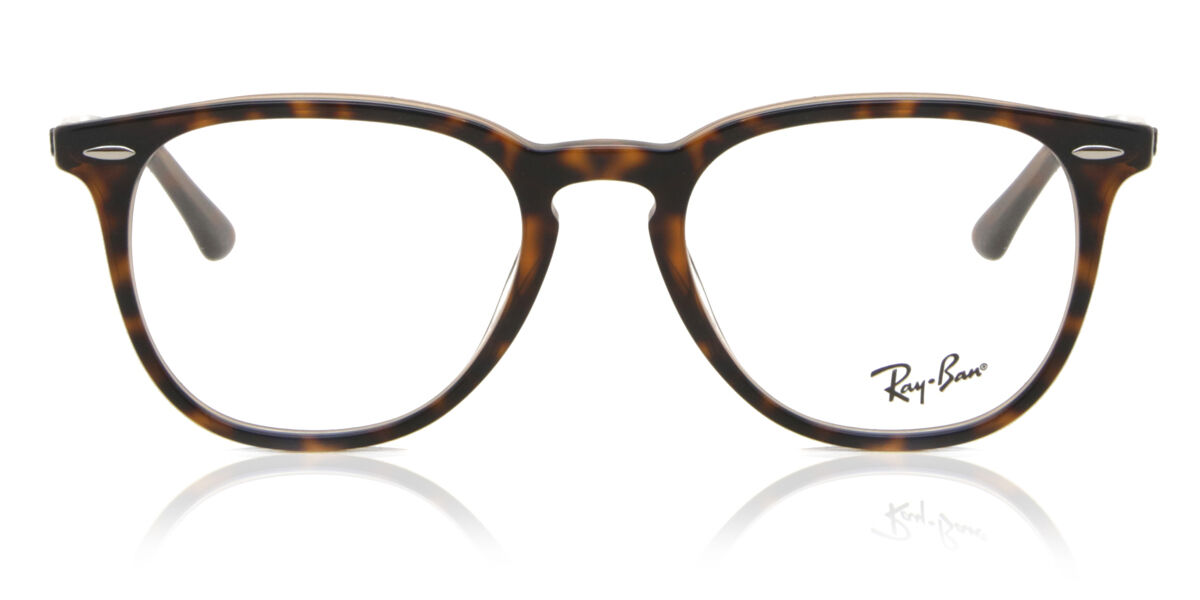 Image of Ray-Ban RX7159 8109 Óculos de Grau Tortoiseshell Masculino PRT