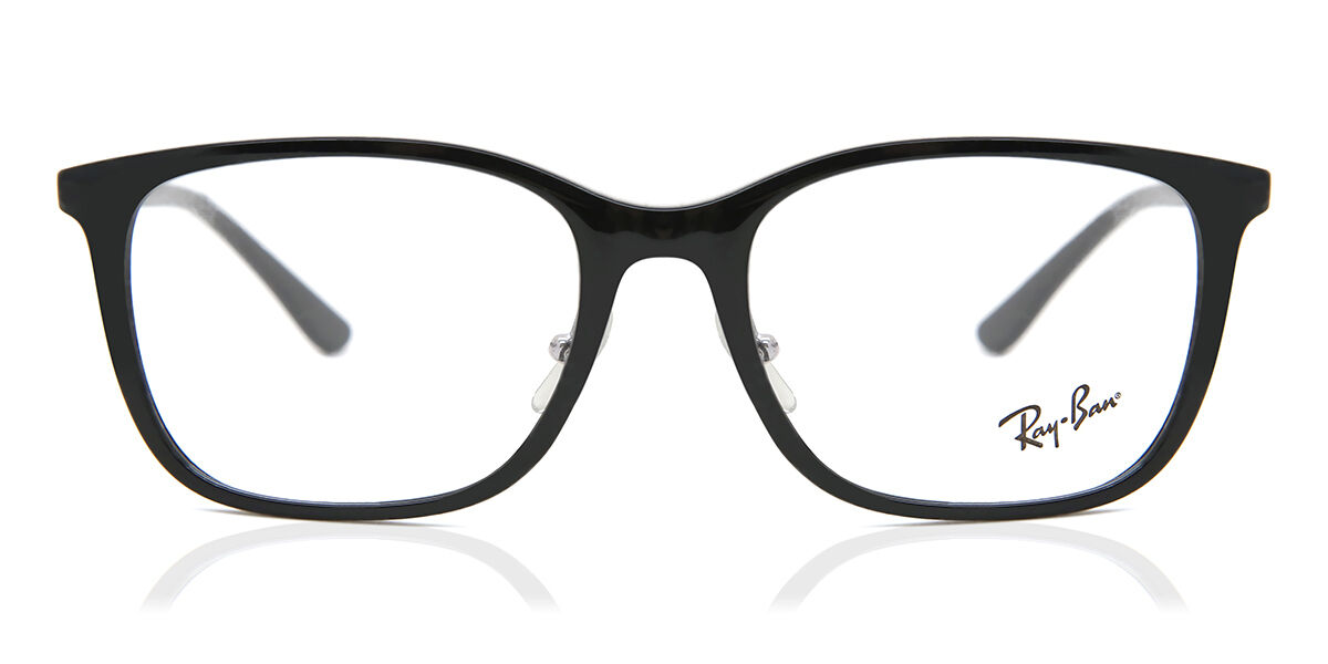 Image of Ray-Ban RX7168D Formato Asiático 2000 Óculos de Grau Pretos Masculino BRLPT