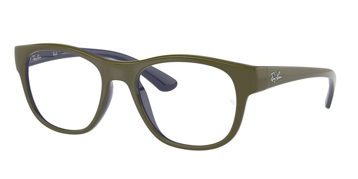 Image of Ray-Ban RX7191 8144 Óculos de Grau Verdes Masculino BRLPT